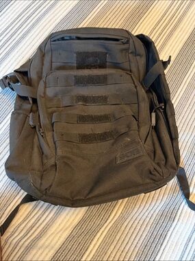 SOG Black Tactical Daypack — Durable MOLLE-Style Backpack